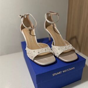Stuart Weitzman Cream Pearl Heels